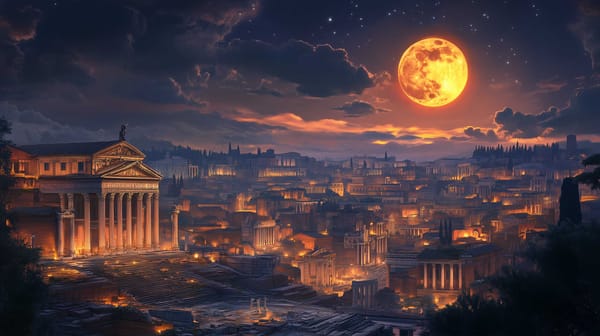 August’s Supermoon in Ancient Rome