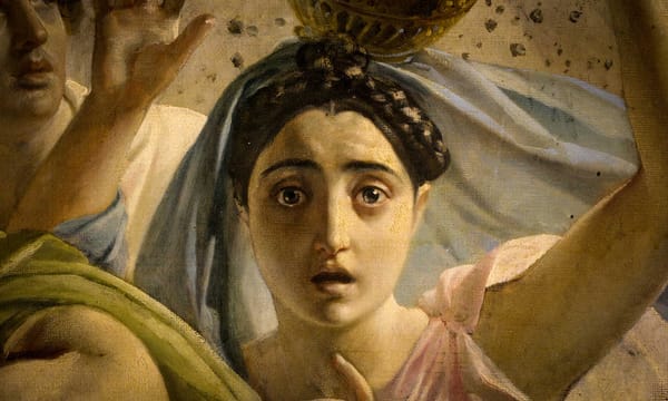 Detail from Karl Brullov's painting, The Last Day of Pompeii