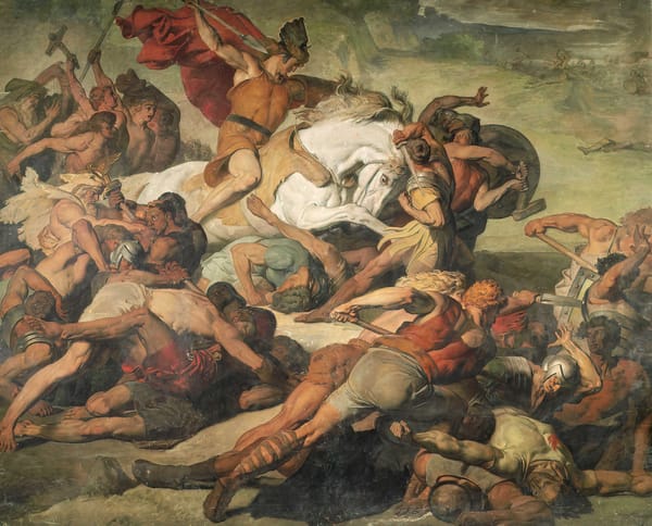 Arminius at the battle of the Teutoburg Forest